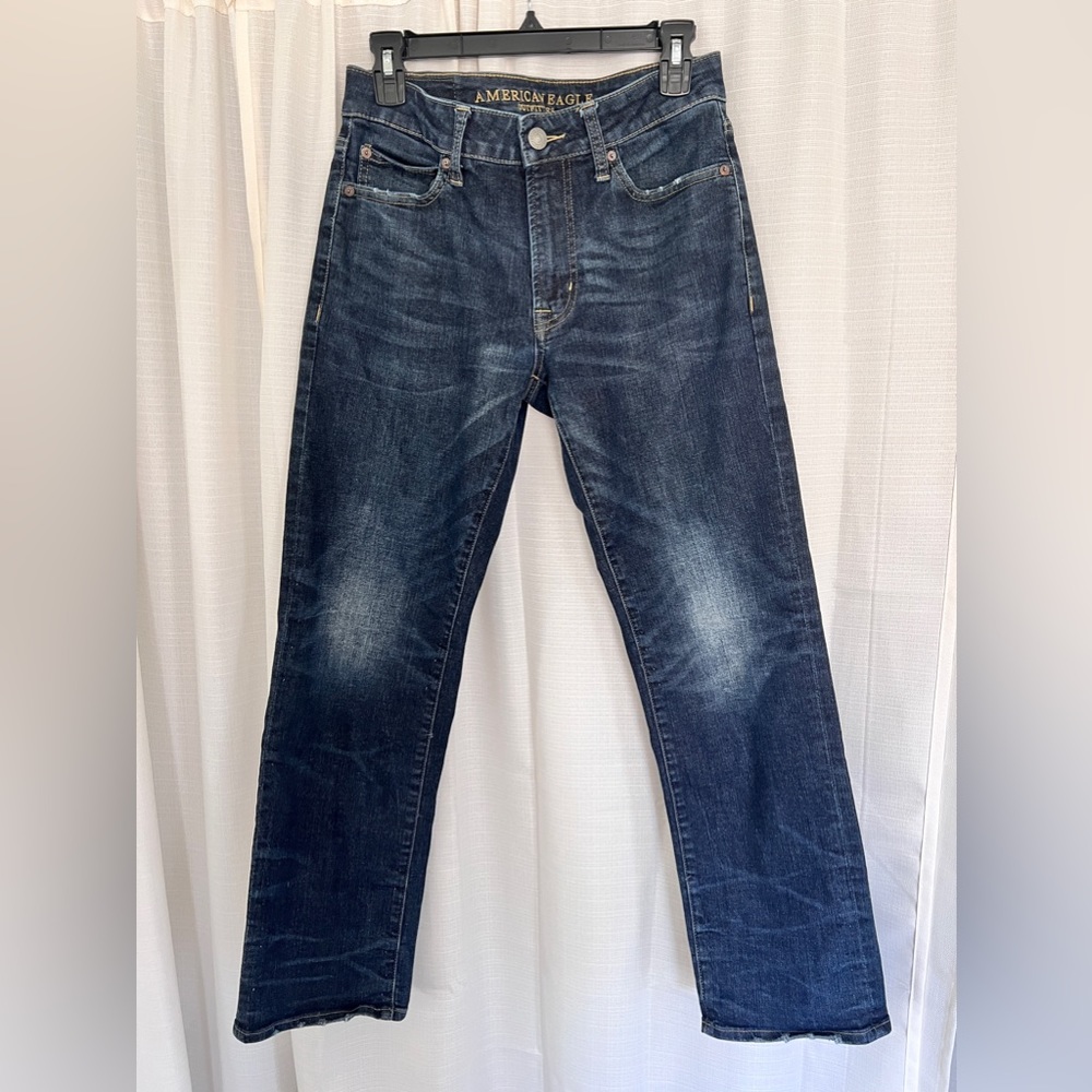 American Eagle Men’s denim Size 30x30 Original Straight extreme flex4 blue jeans